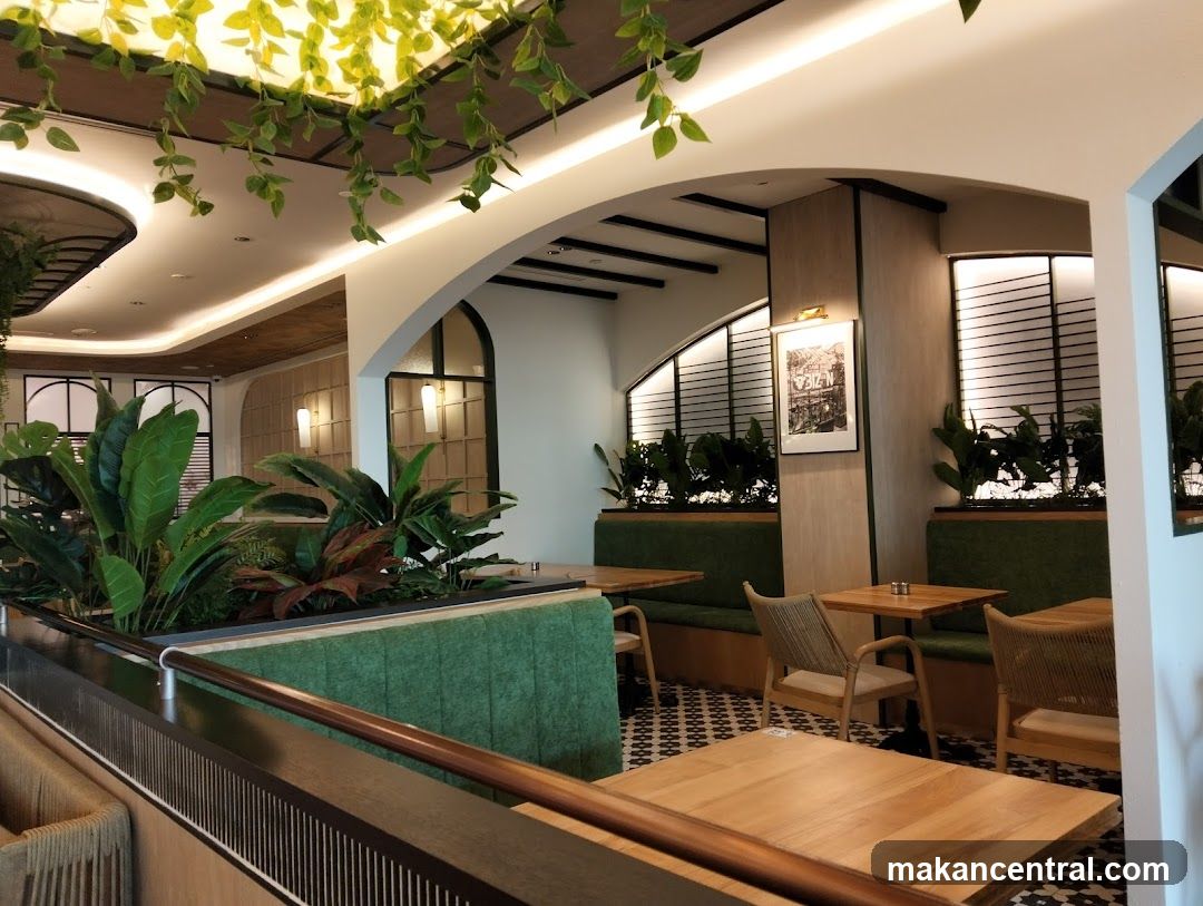 Interior of a café or restaurant