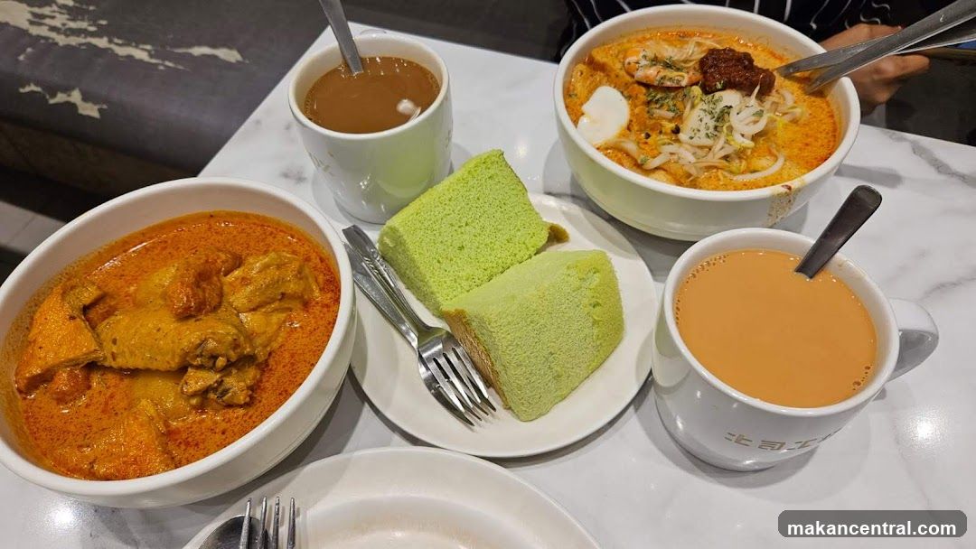 Table Setting with Food and Drinks