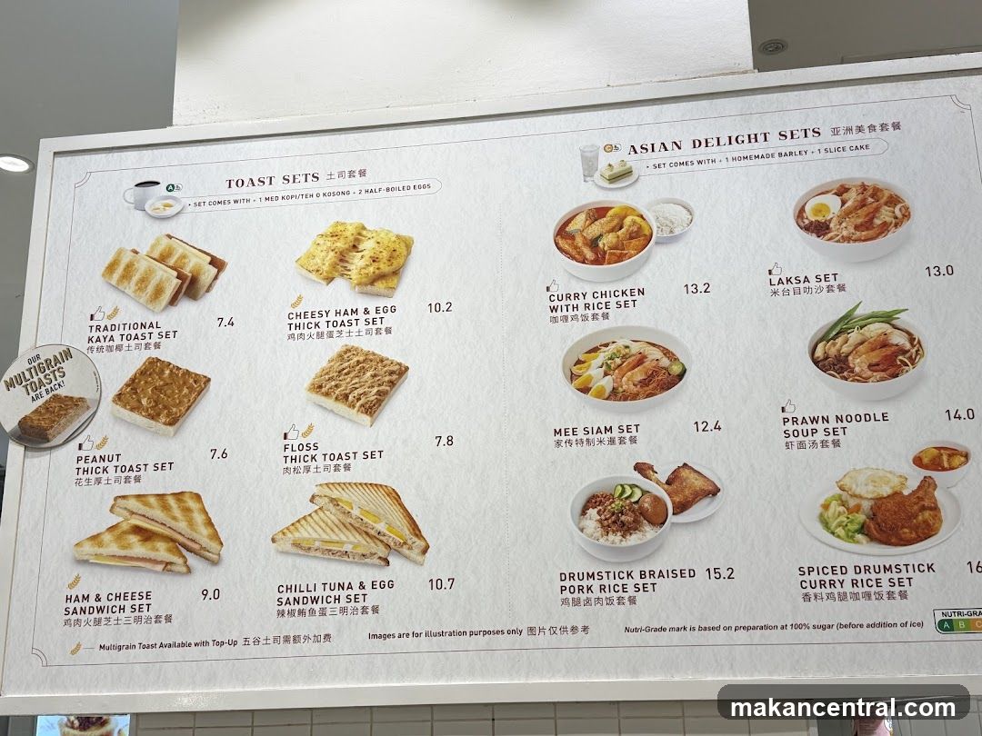 Restaurant Menu Board