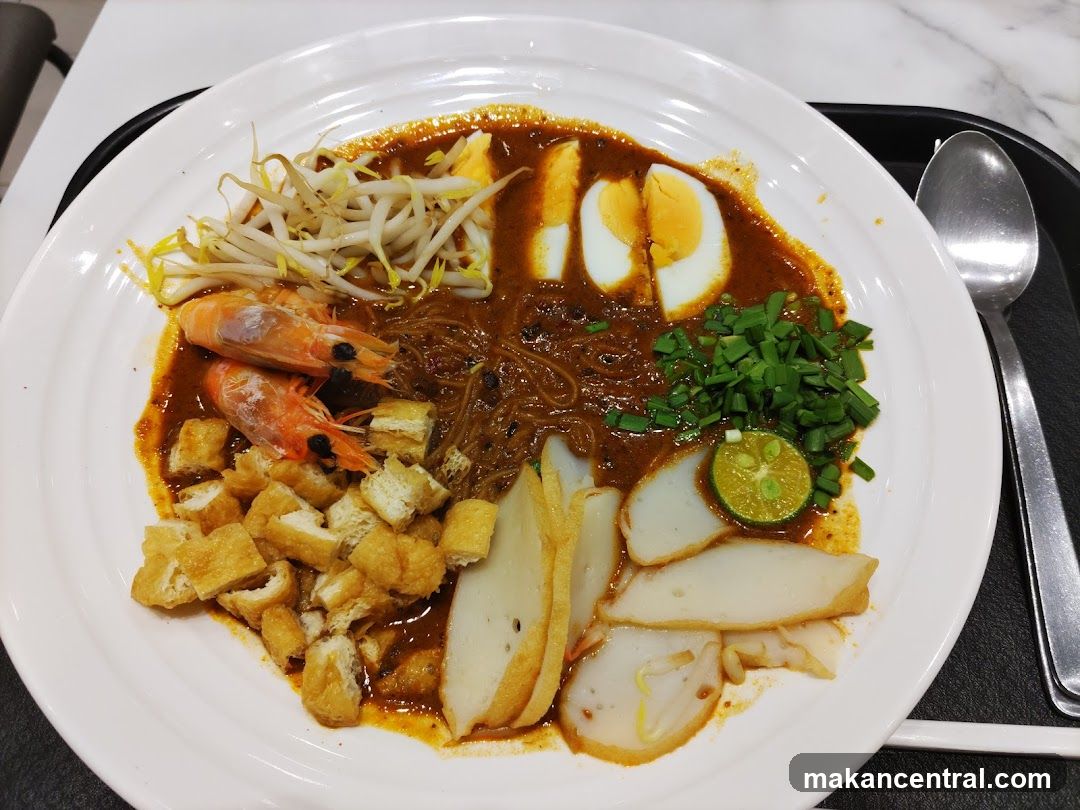 Laksa dish on plate