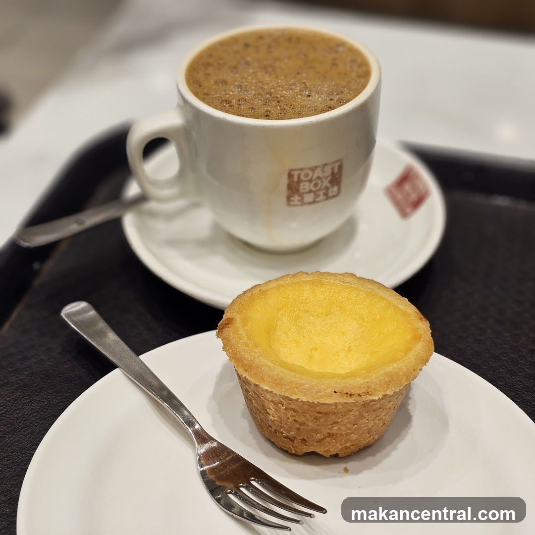 Toast Box Coffee and Egg Tart