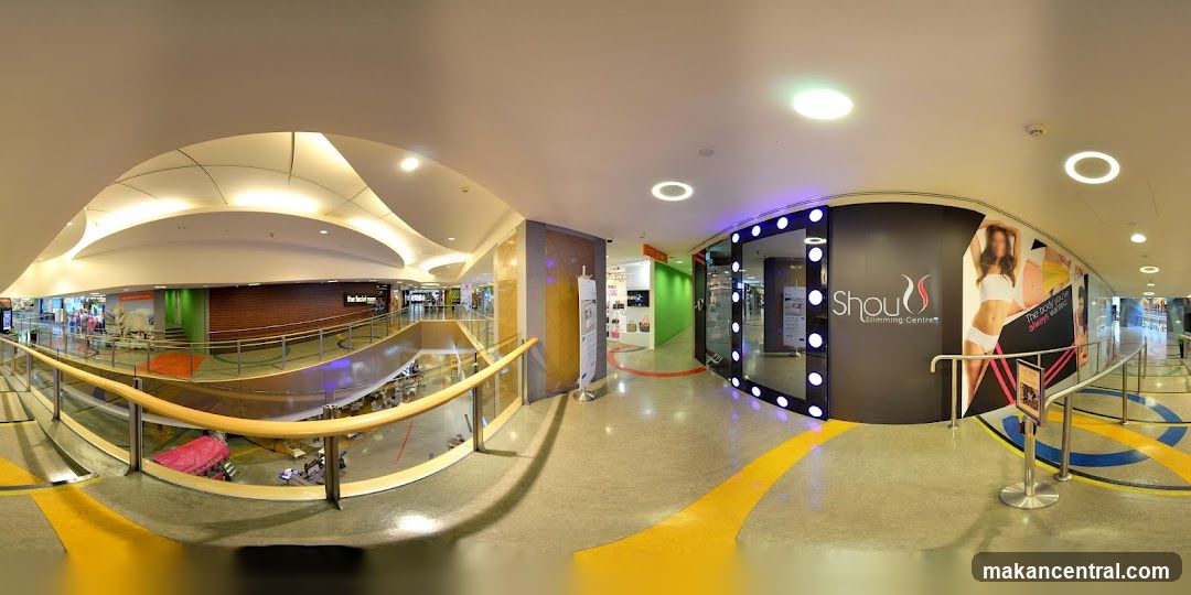 Interior of shopping mall
