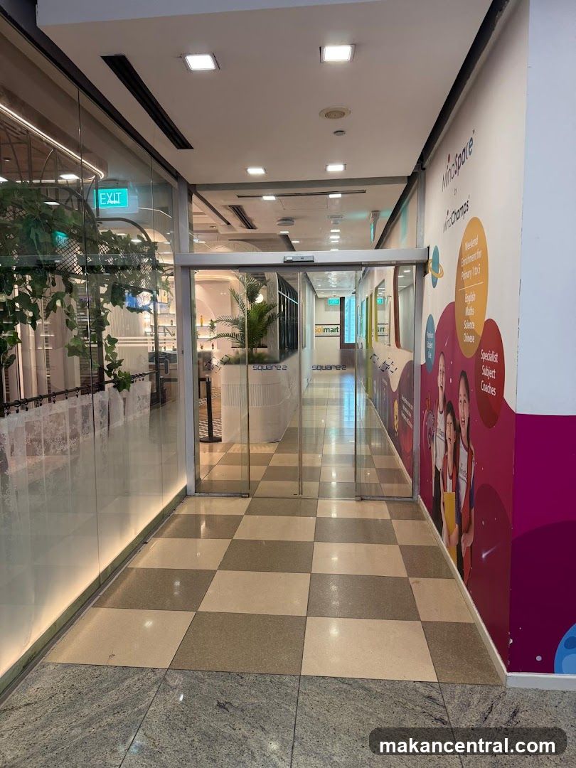 Interior hallway of a commercial building