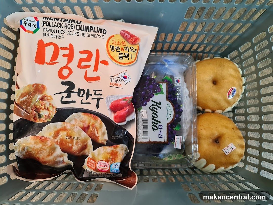 Shopping basket contents