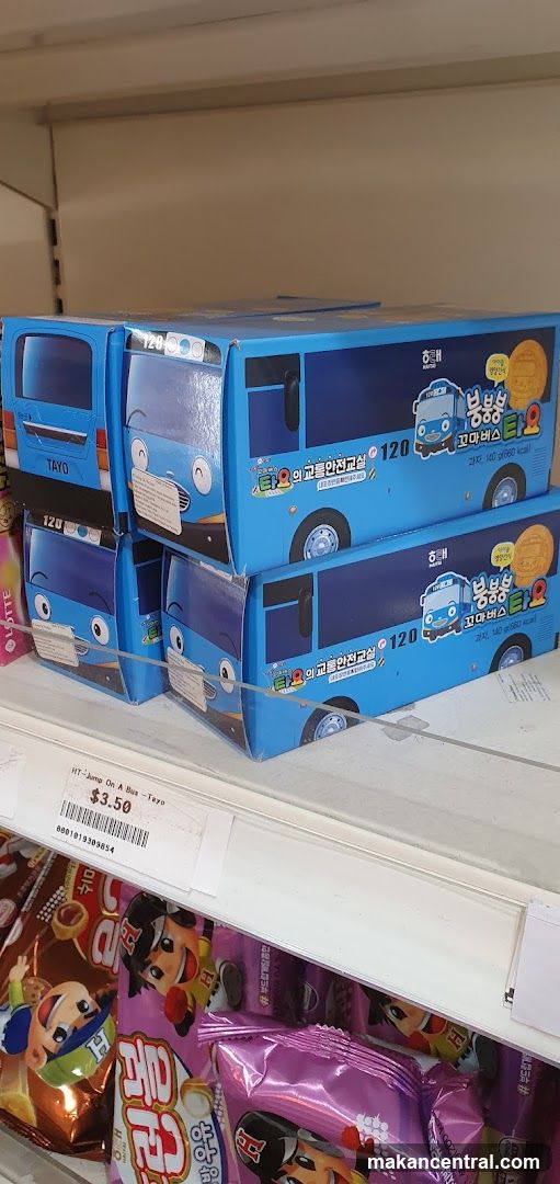 Store Shelf with Korean Children's Products