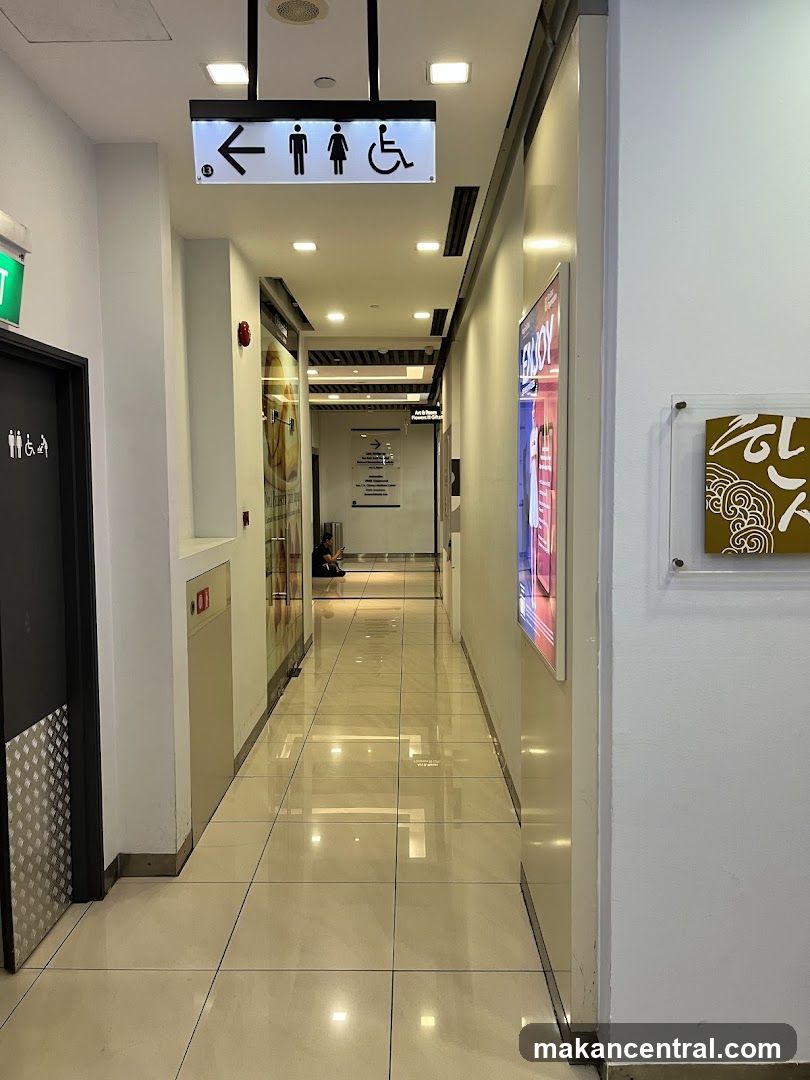 Interior hallway of a commercial building