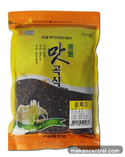 Jungwon Black Rice Cereal Package