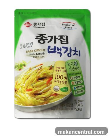 Baek Kimchi Product Packaging