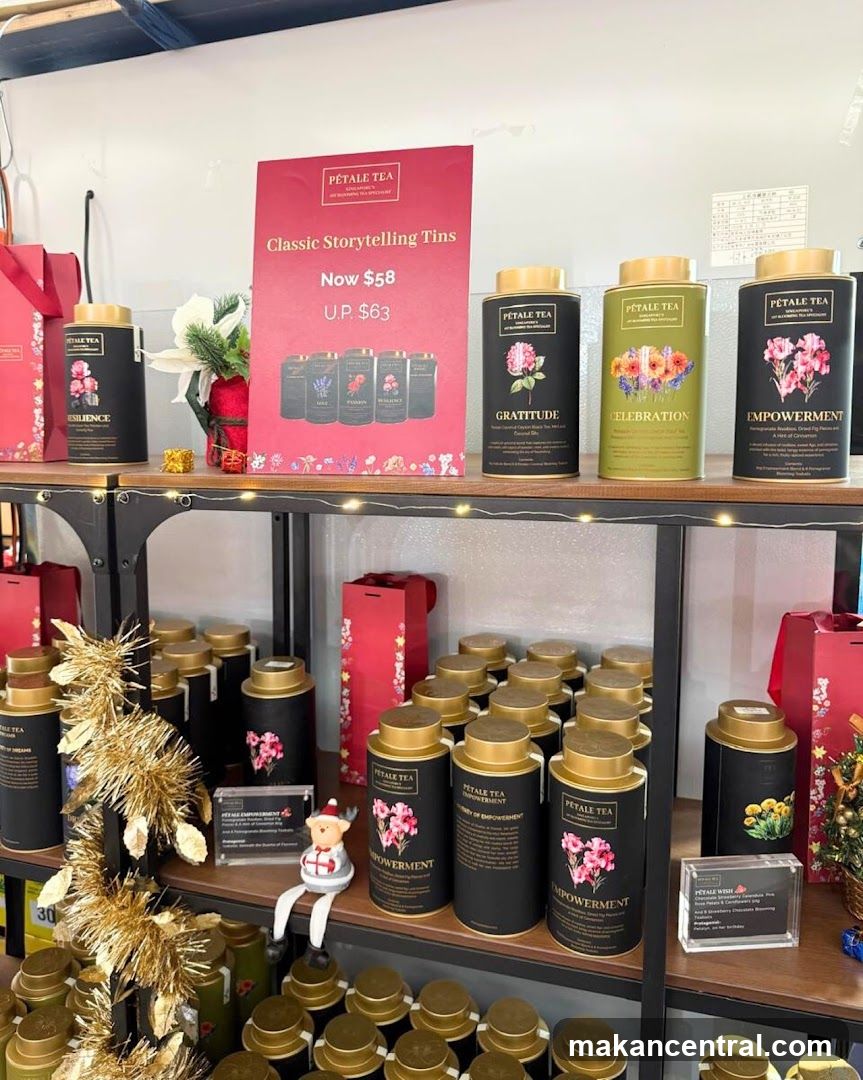 Pétale Tea Product Display