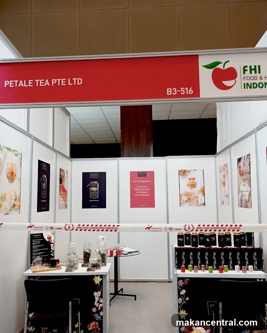 PETALE TEA PTE LTD Exhibition Booth