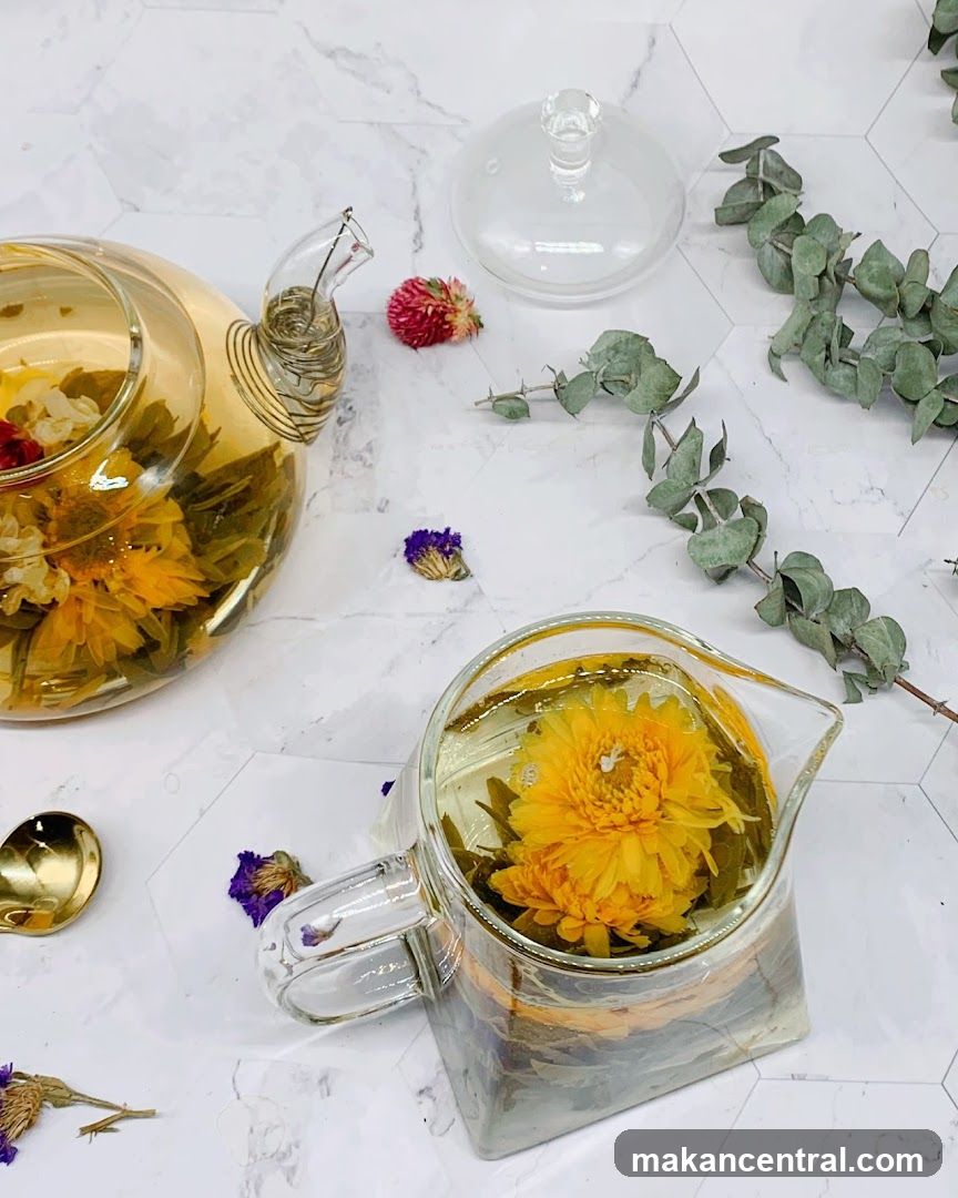Floral Tea Setup