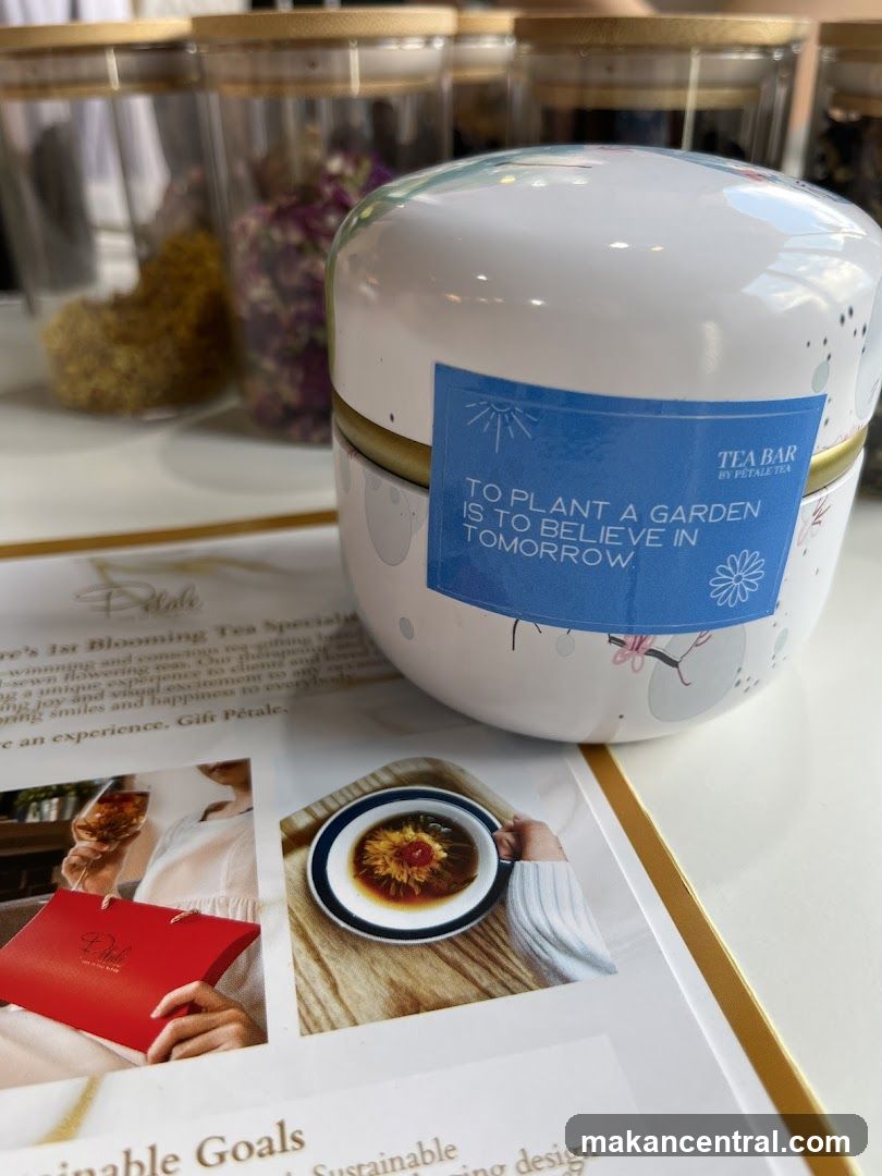 Tea product display