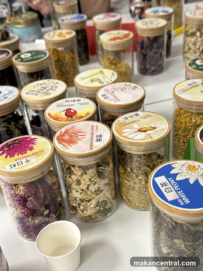 Herbal Teas Display