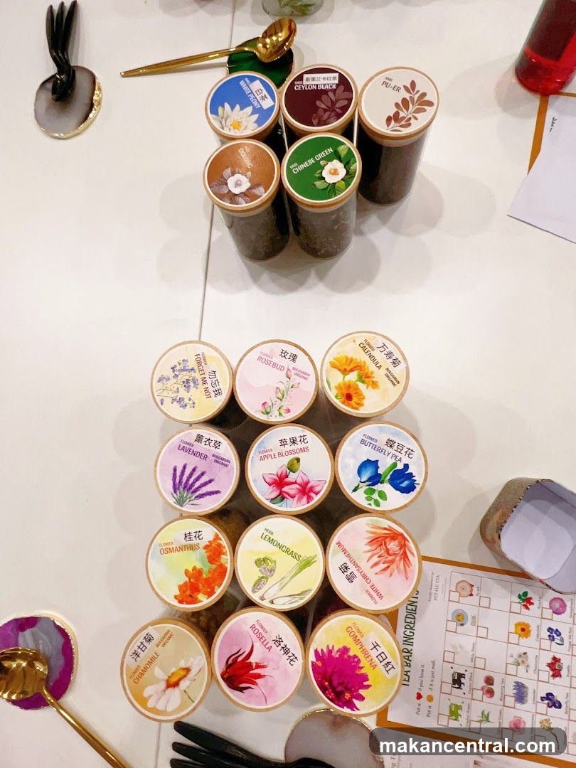 Tea jars display