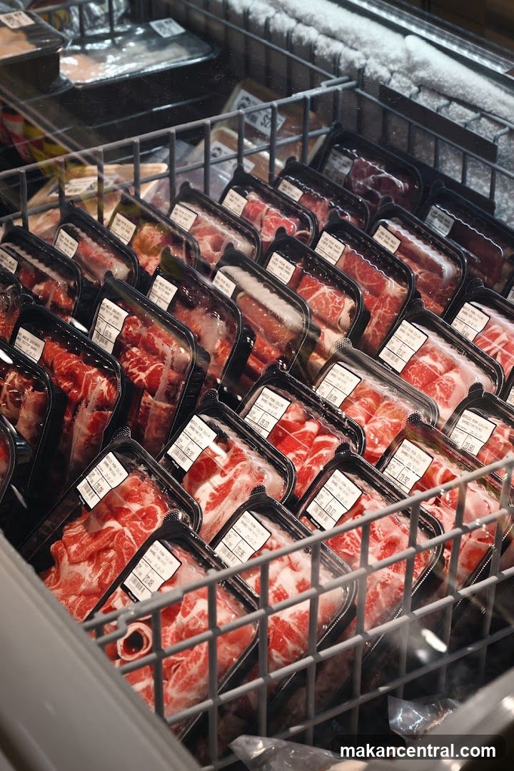 Frozen Meat Display