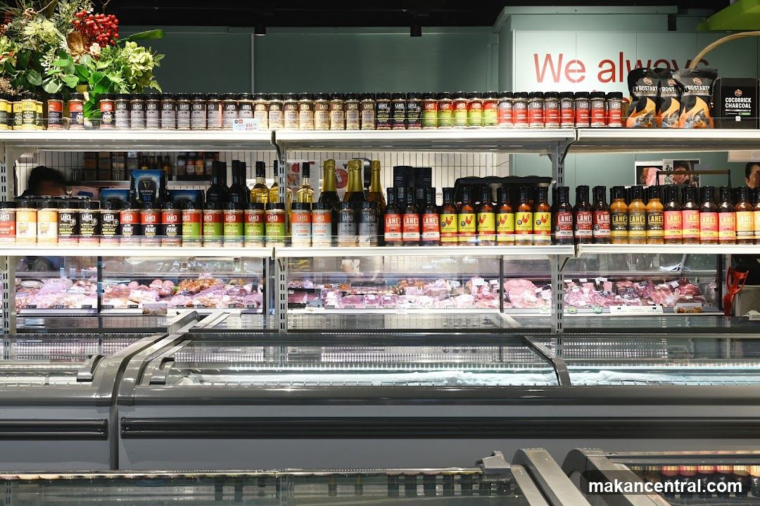 Supermarket Interior Meat Section