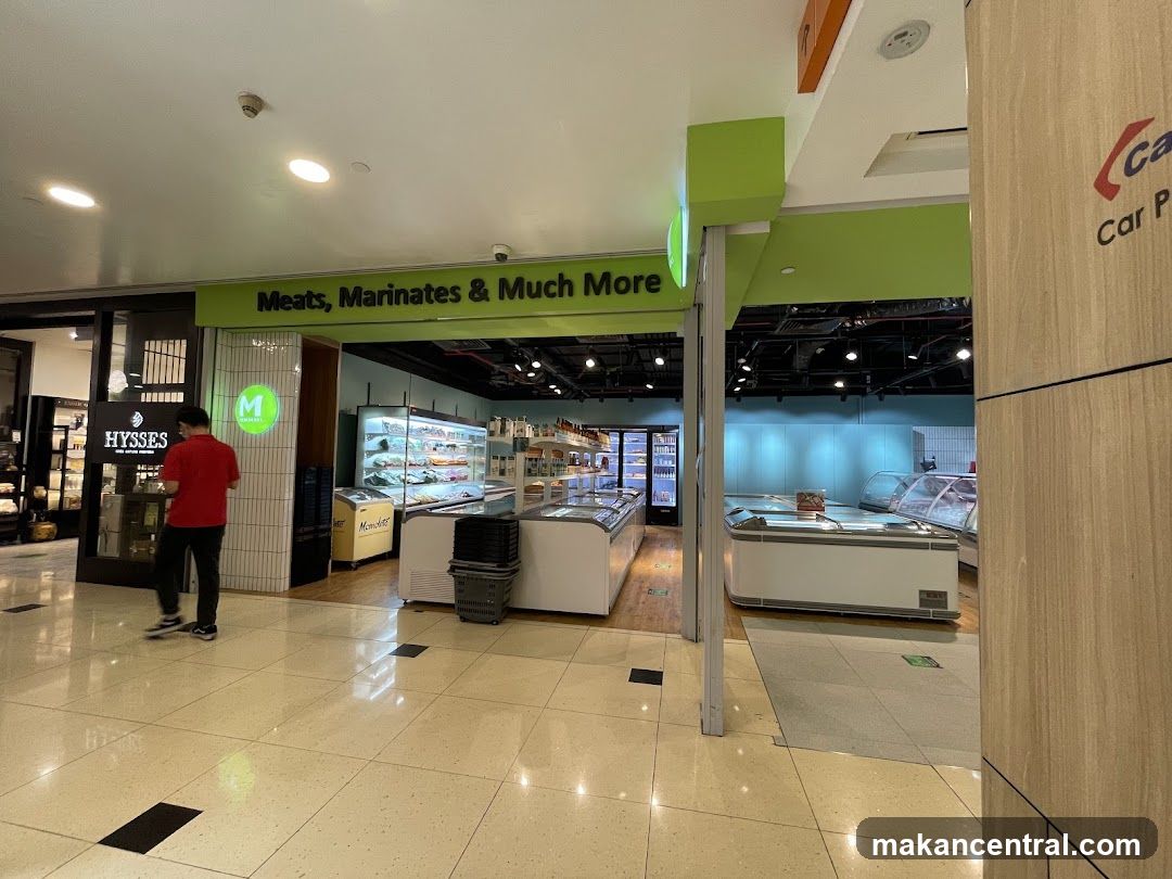 Interior of a supermarket section