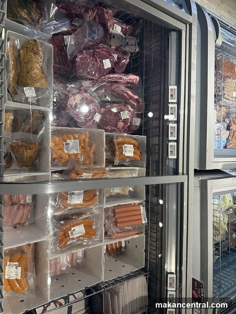 Meat Display in Refrigerated Case