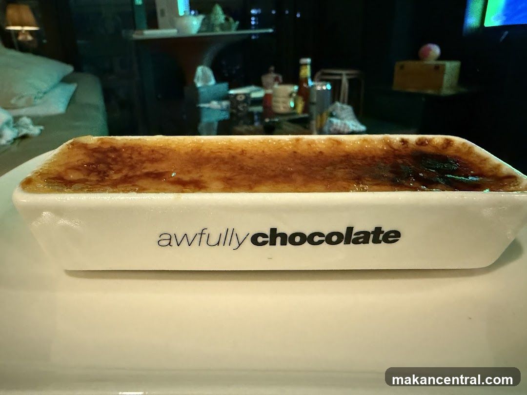 Creme Brulee at Awfully Chocolate