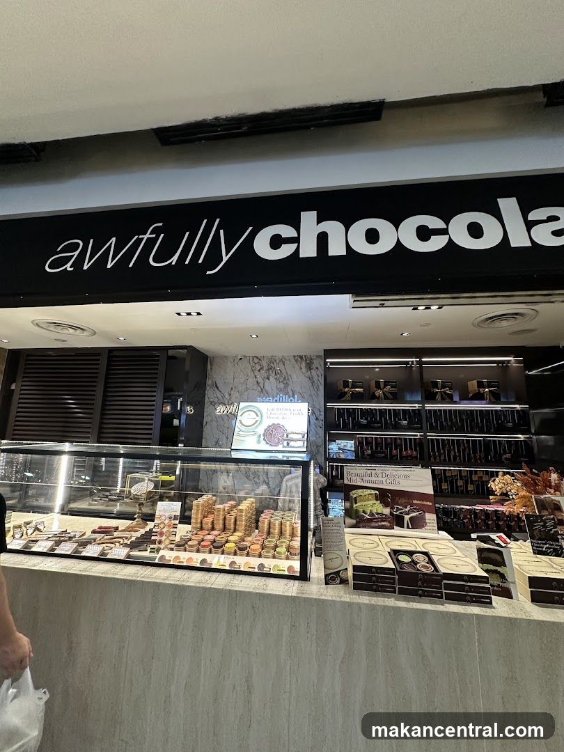 Awfully Chocolate Storefront Interior