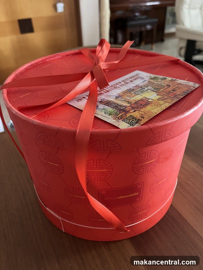 Red Chocolate Gift Box