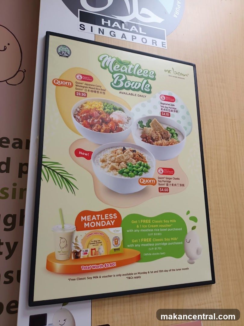 Meatless Bowls Menu Board
