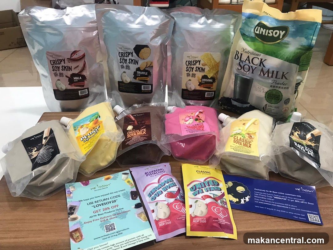 Mr Bean Soy Products Display