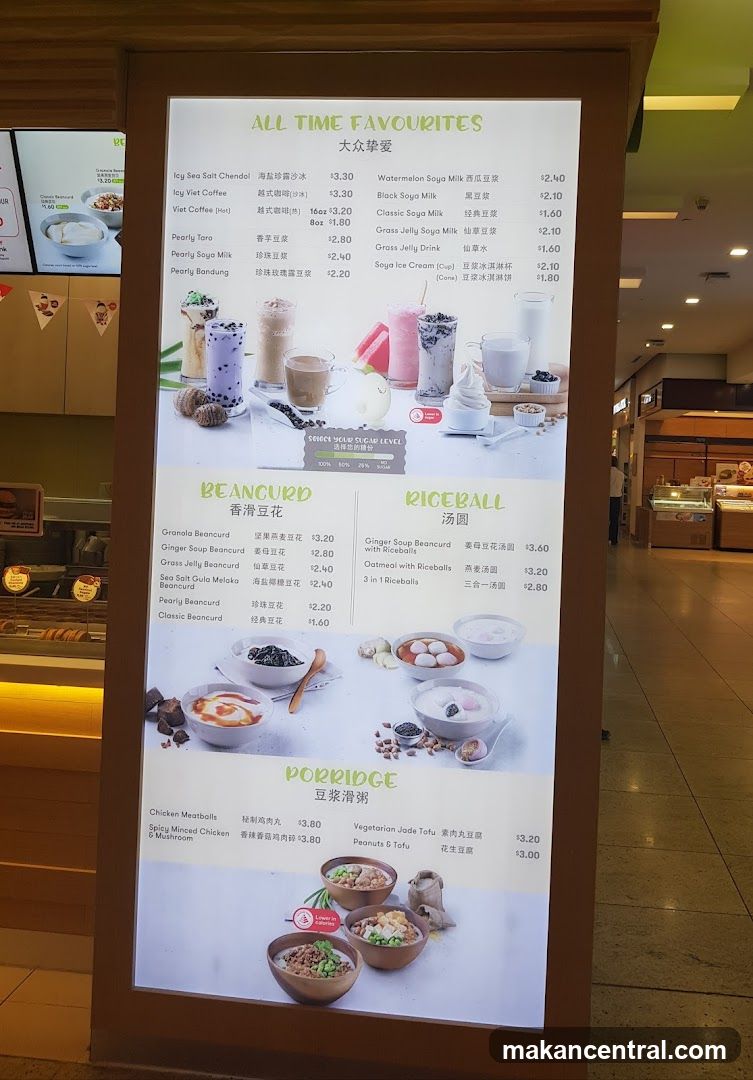 All Time Favourites Menu Board