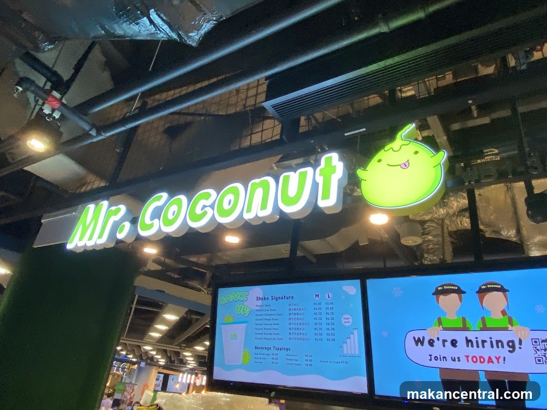 Mr. Coconut storefront interior