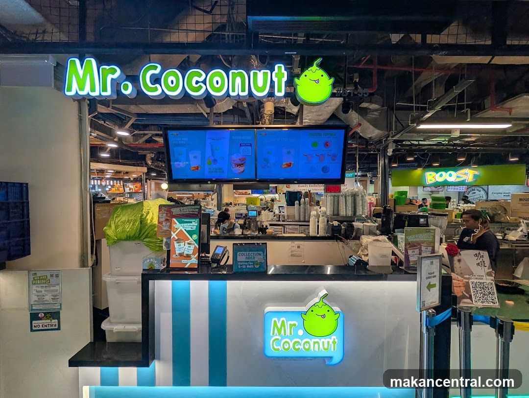 Mr. Coconut storefront interior