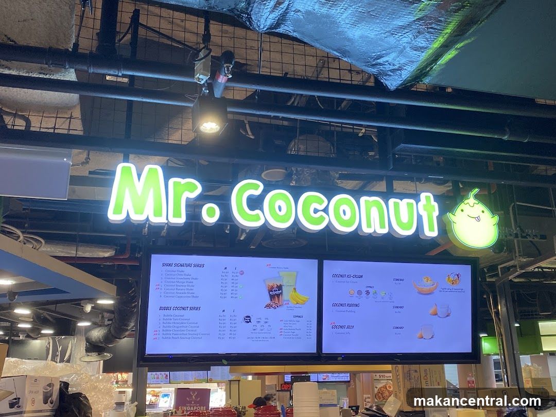 Mr. Coconut storefront interior