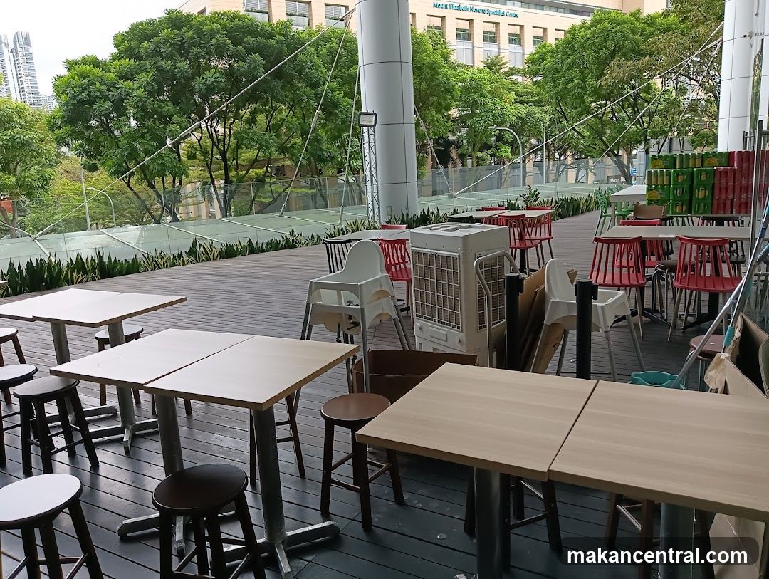 Outdoor seating area