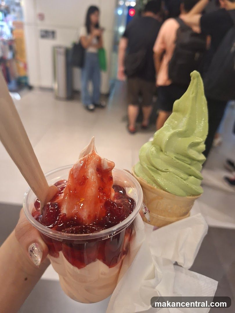 Ice Creams Held in Hand