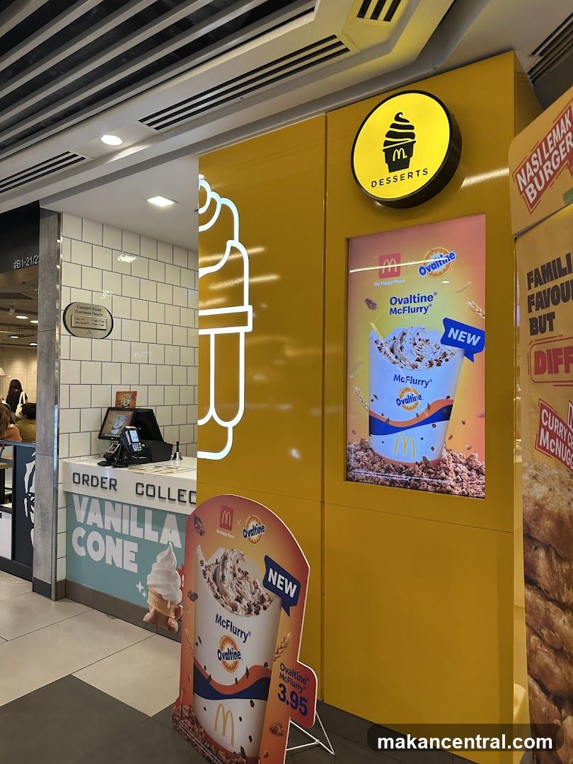 McDonald's Desserts Section