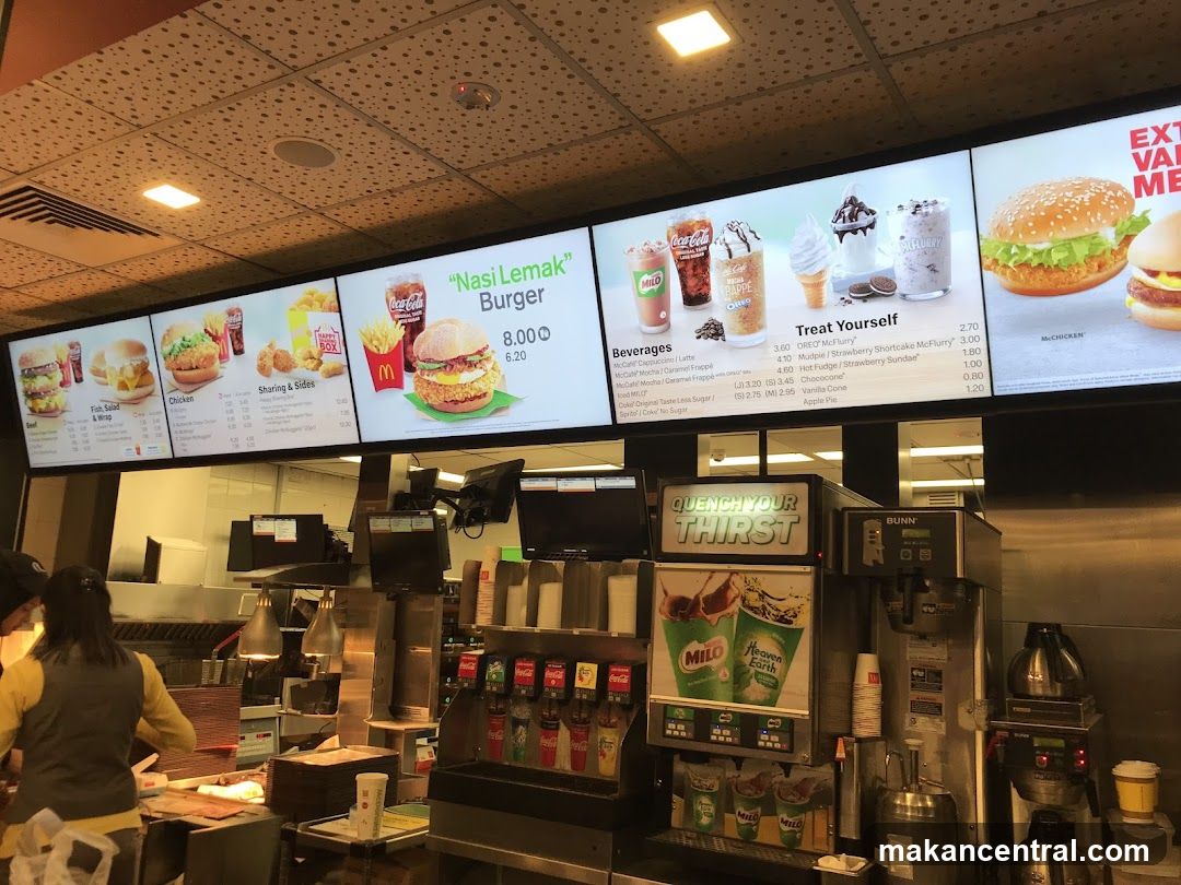 McDonald's interior counter area