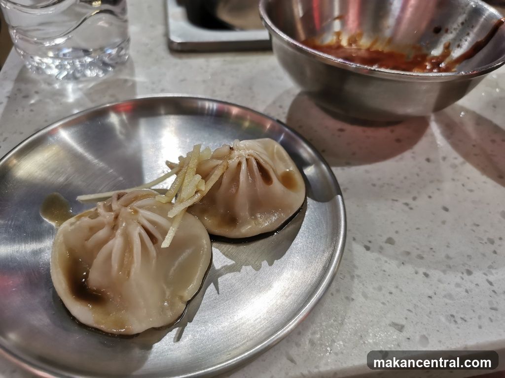 Dumplings on Plate