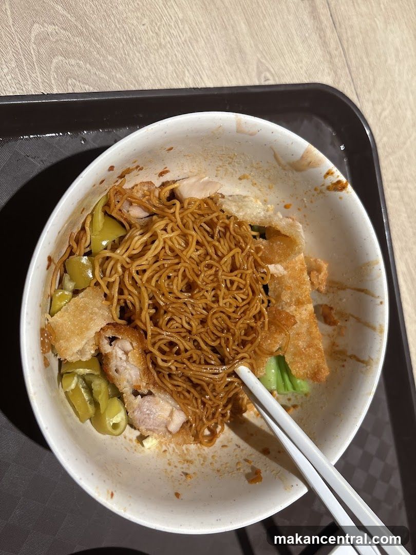 Noodle Dish on Tray