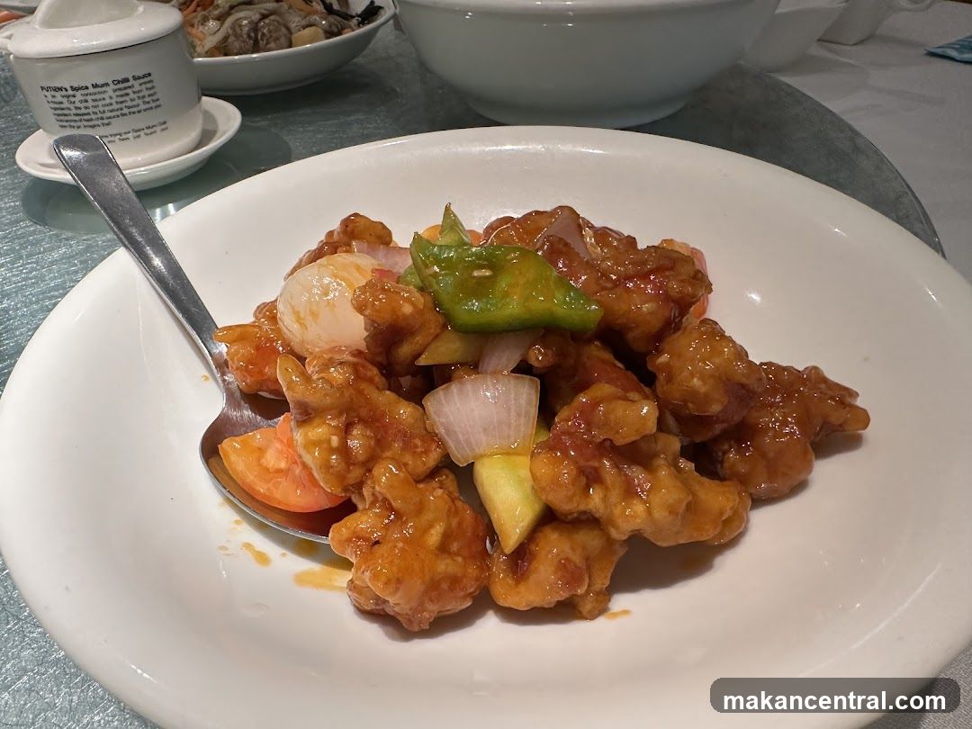 Dish served at restaurant