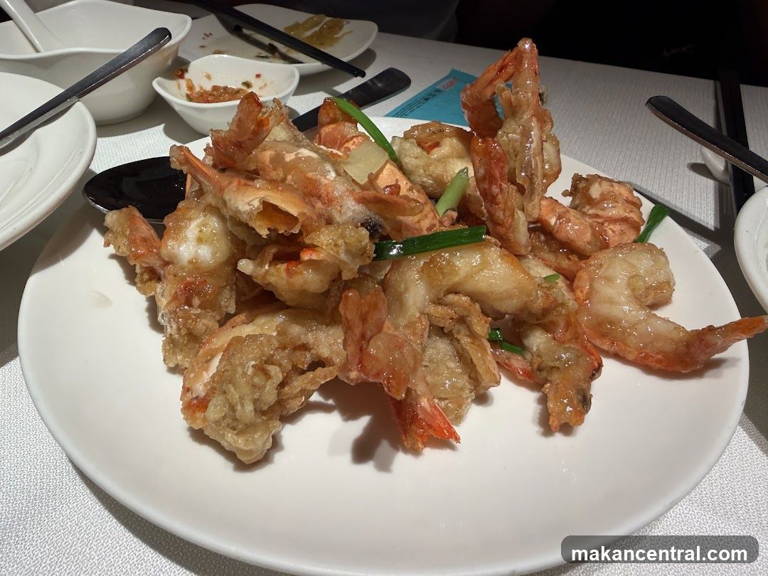 Dining Table with Shrimp Dish
