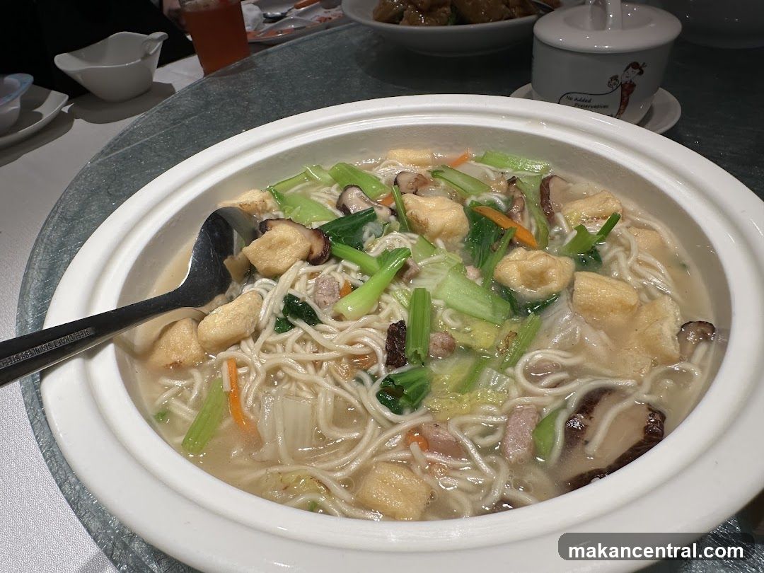 Dining Table with Noodle Dish