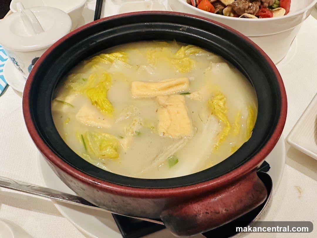 Dish in ceramic pot