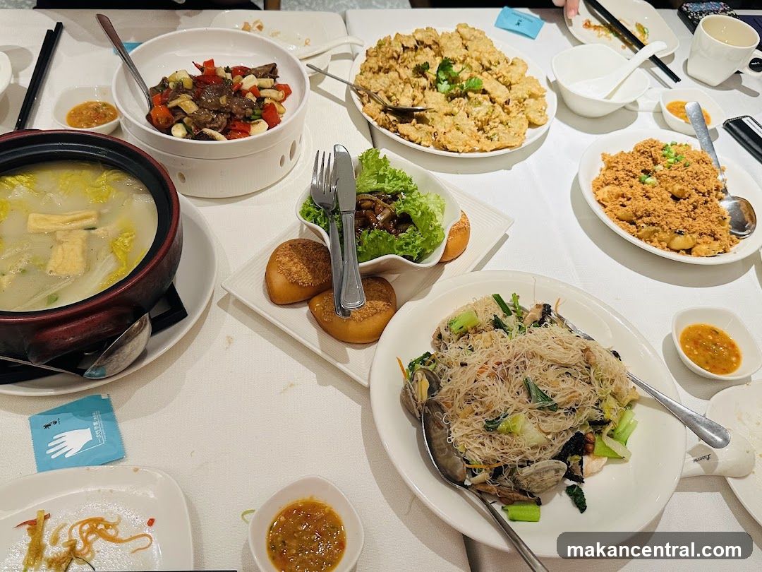 Dining Table with Chinese Cuisine