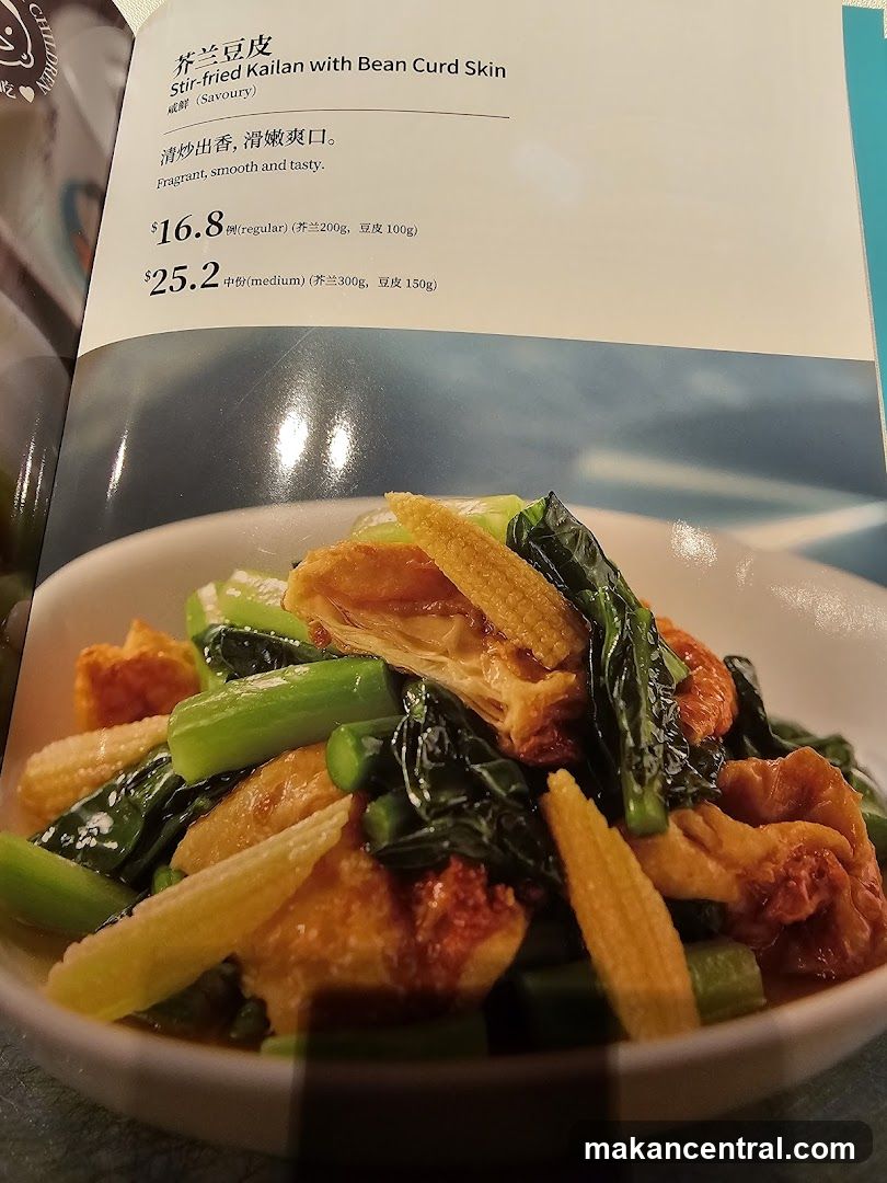 Stir-fried Kailan with Bean Curd Skin