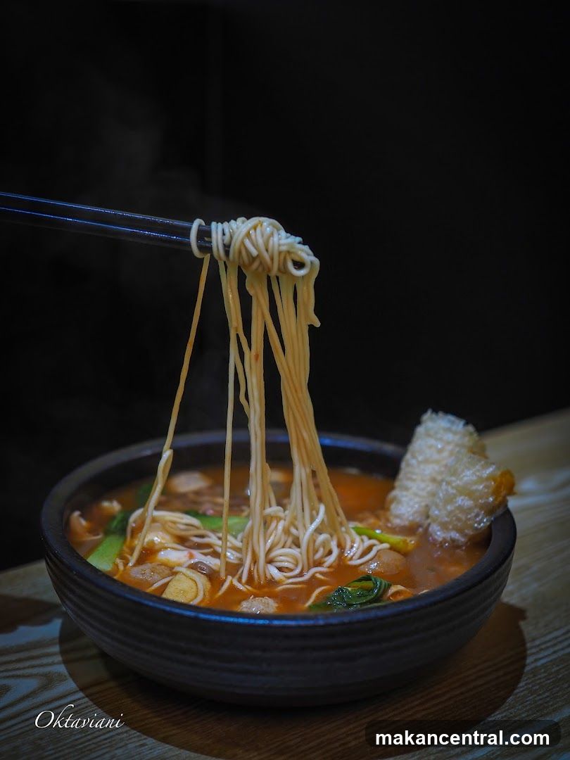 Noodle Bowl with Chopsticks