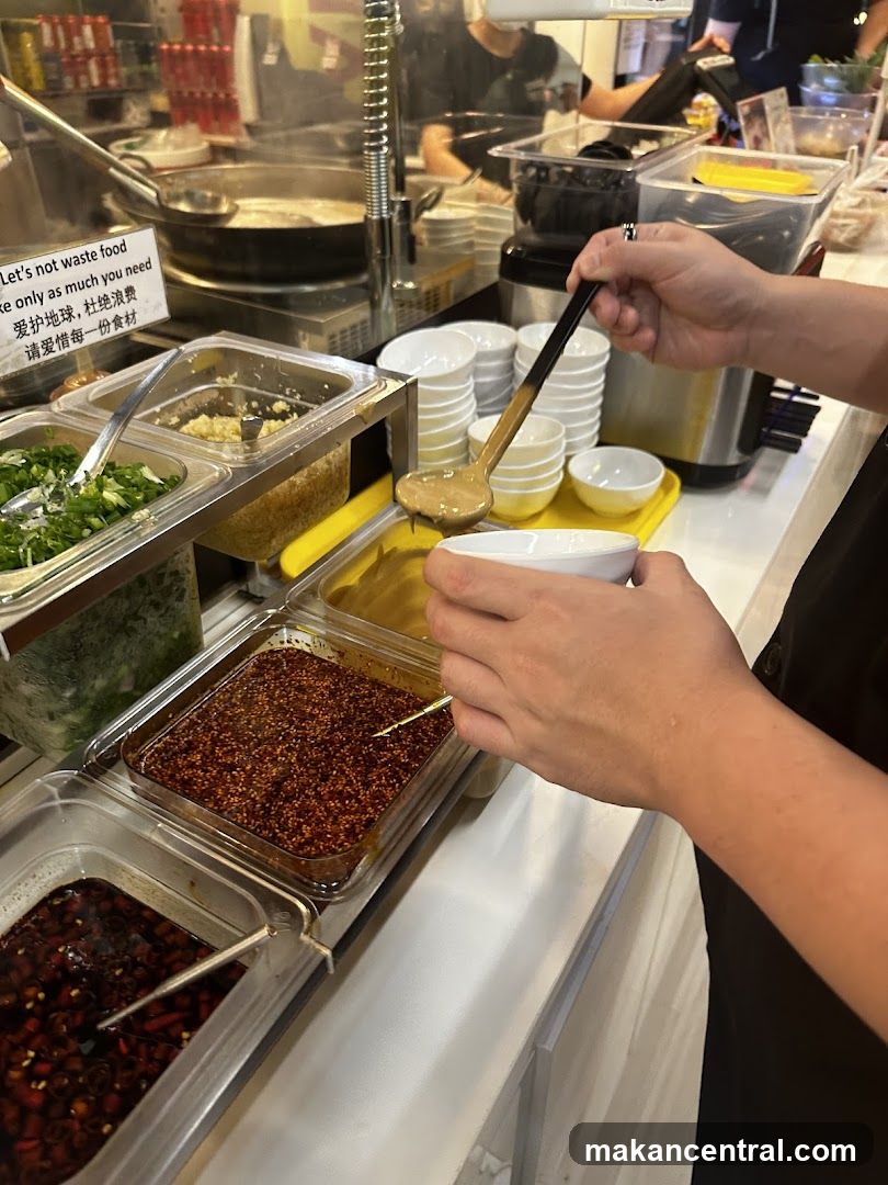 Food preparation counter
