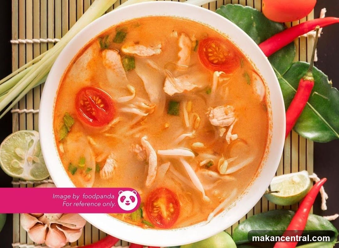 Tom Yum Soup with Ingredients
