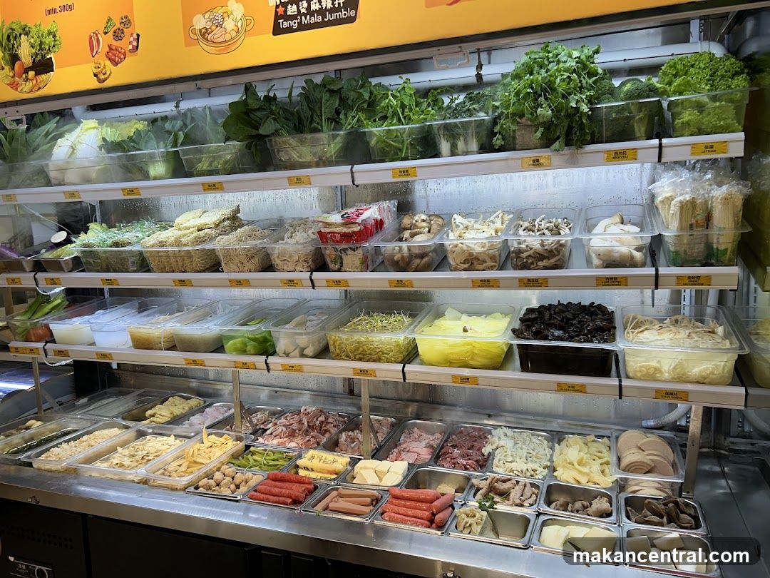 Hot Pot Ingredients Display