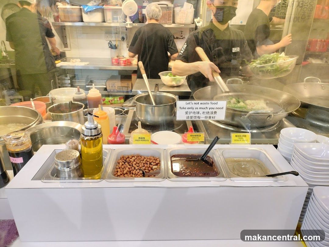 Restaurant counter view
