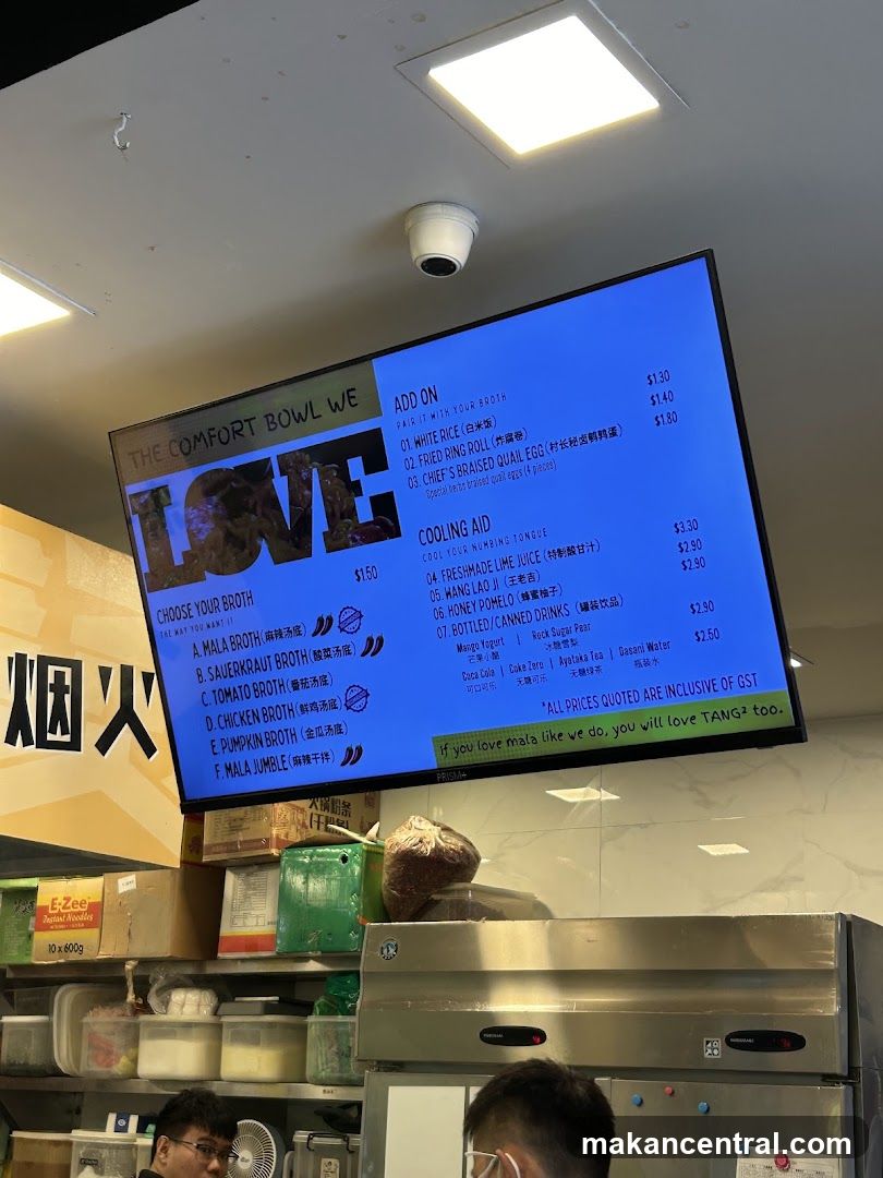 Comfort Bowl We Love Menu
