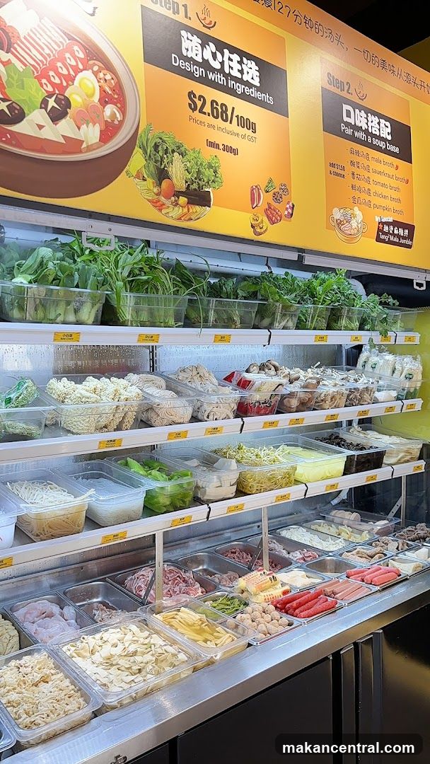 Hot Pot Ingredient Selection Counter